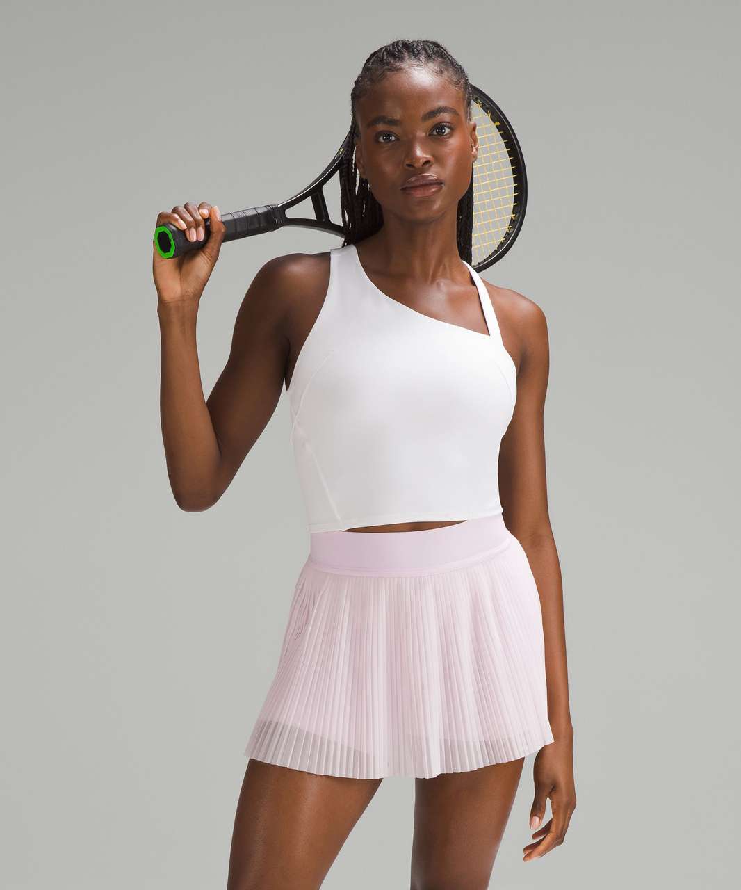 LULULEMON Pleated recycled-mesh and Luxtreme tennis skirt