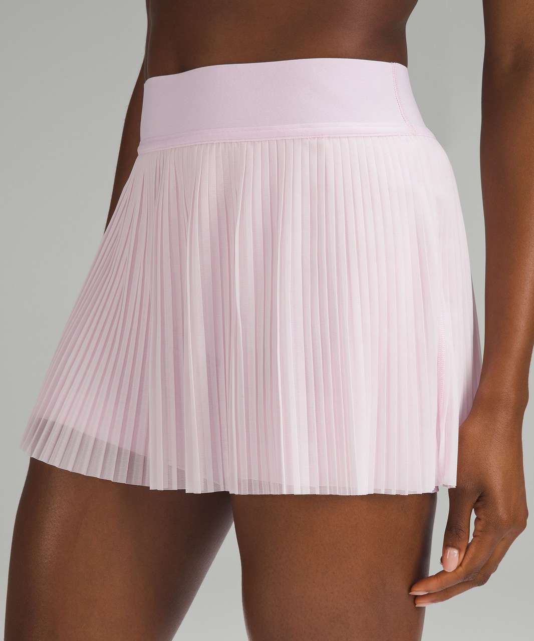 Lululemon Mesh Pleats Mid-Rise Mini Tennis Skirt - Meadowsweet Pink