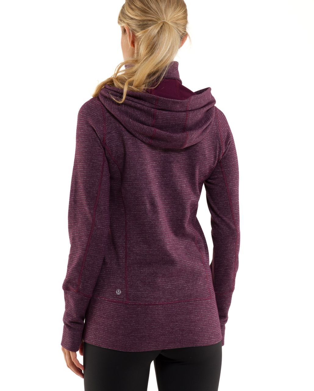 Lululemon Stride Jacket *Soft Mini Check - Black Swan Heathered Plum Mini  Check / Plum - lulu fanatics