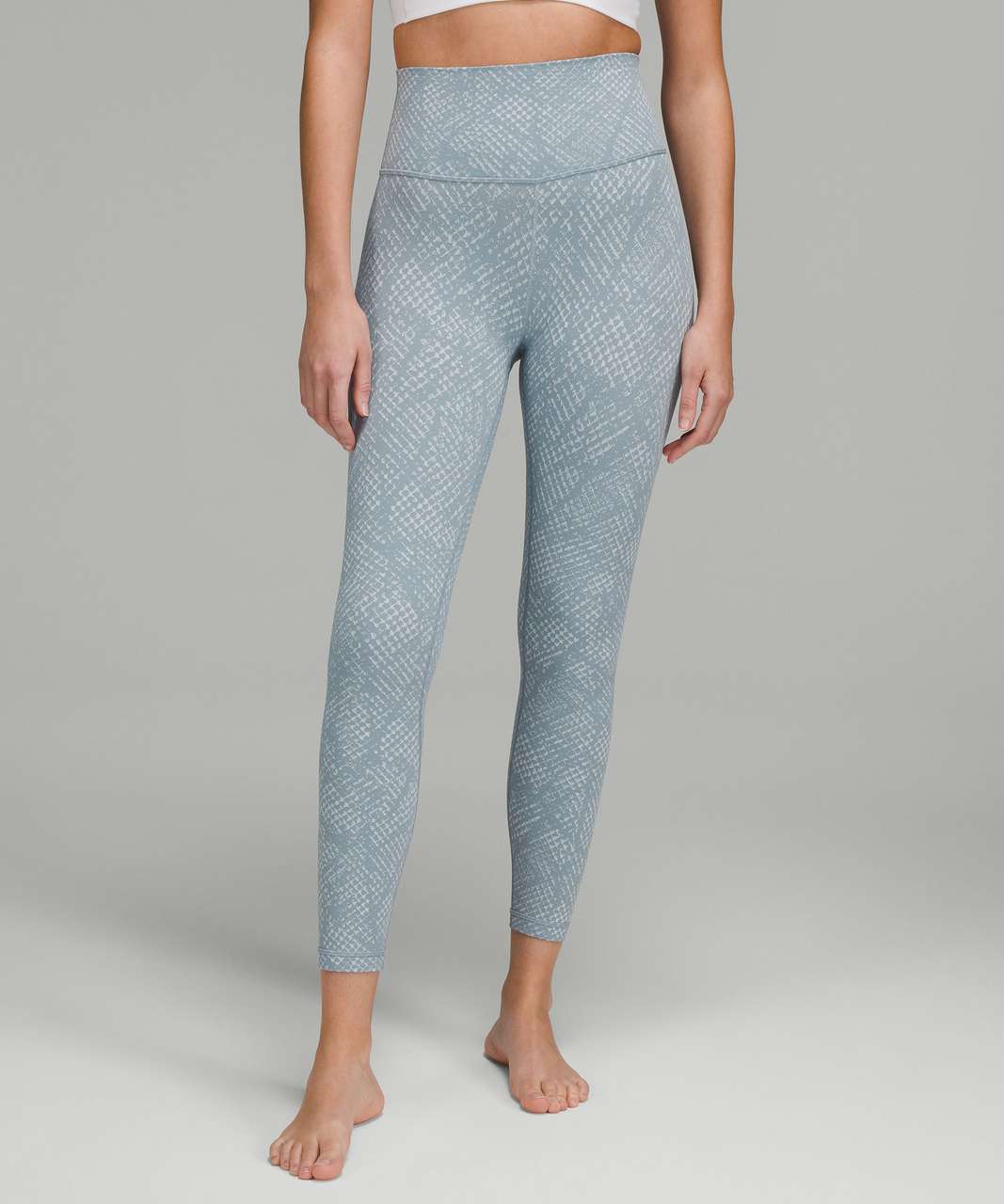 🦄NWT Lululemon Wunder Train Tights Size 6 Chambray 25 RARE!