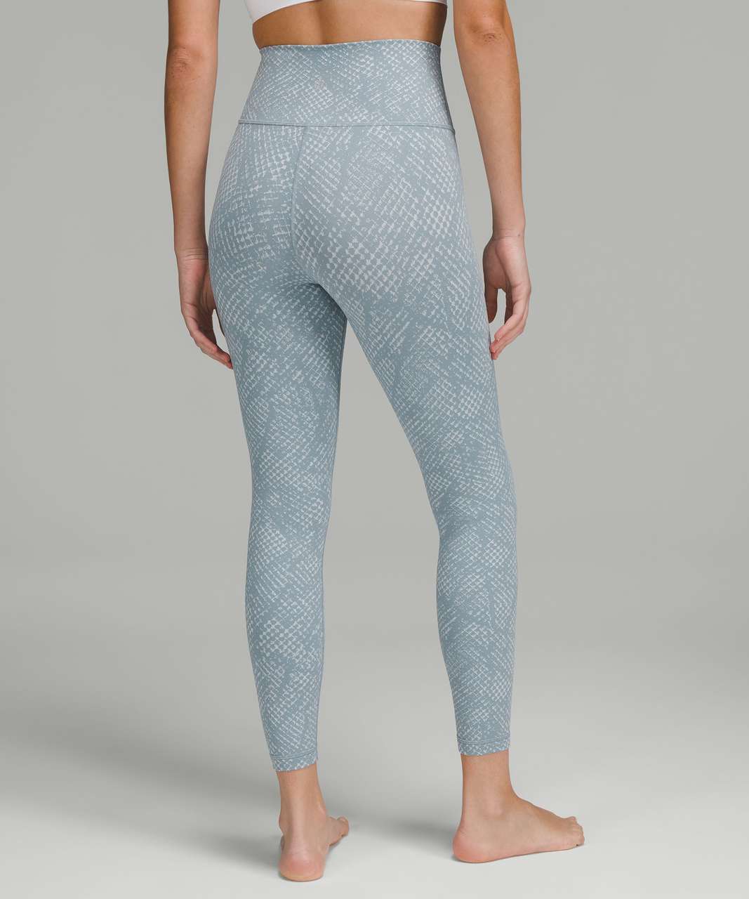 Lululemon Wunder Under High-Rise Tight 25 *Luxtreme - Reptilia Jacquard  Chambray Starlight - lulu fanatics