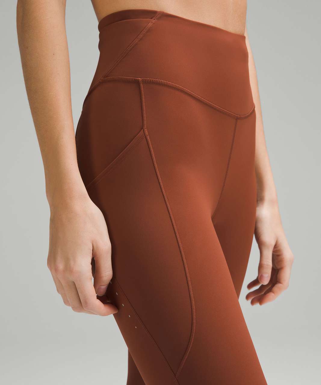 Fast and Free High-Rise Tight 25 *Pockets, Dark Red