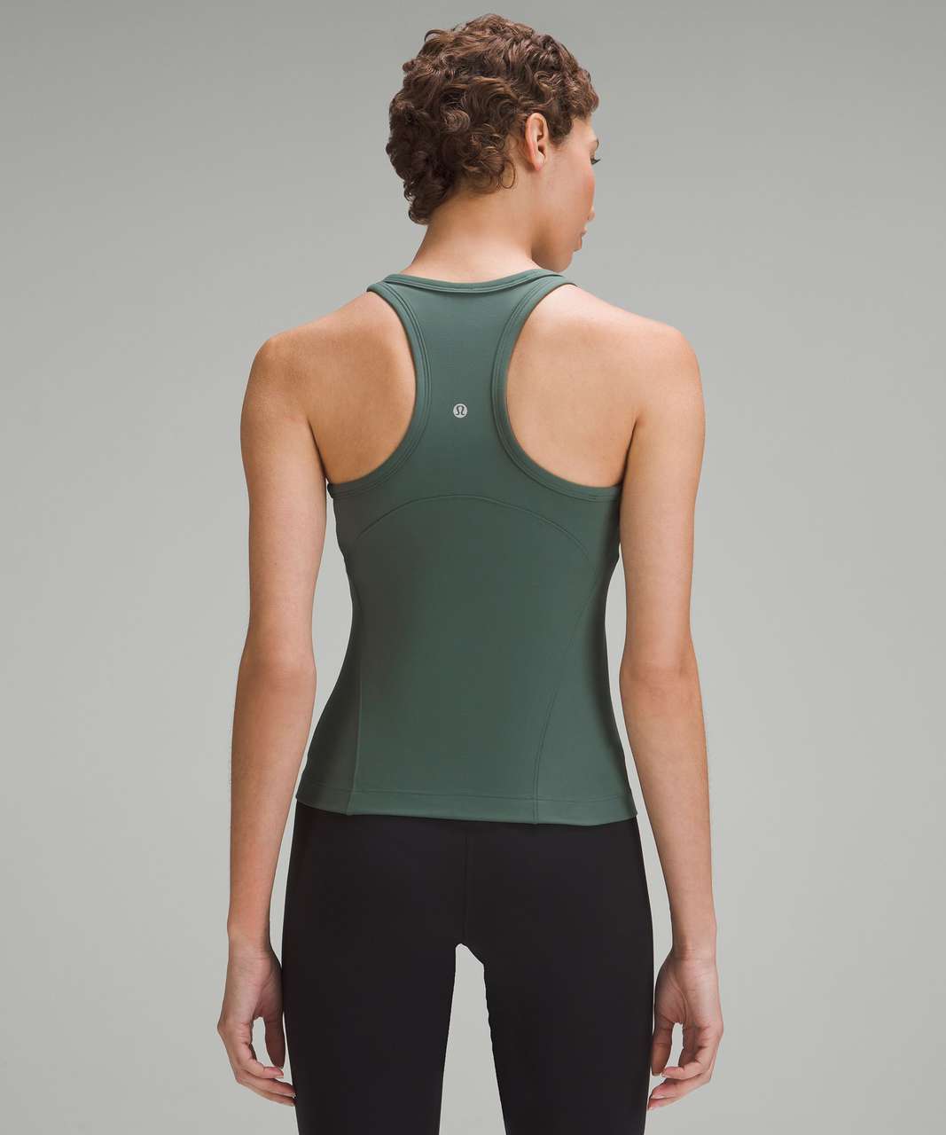 Lululemon Align Waist-Length Racerback Tank Top - Dark Forest - lulu  fanatics