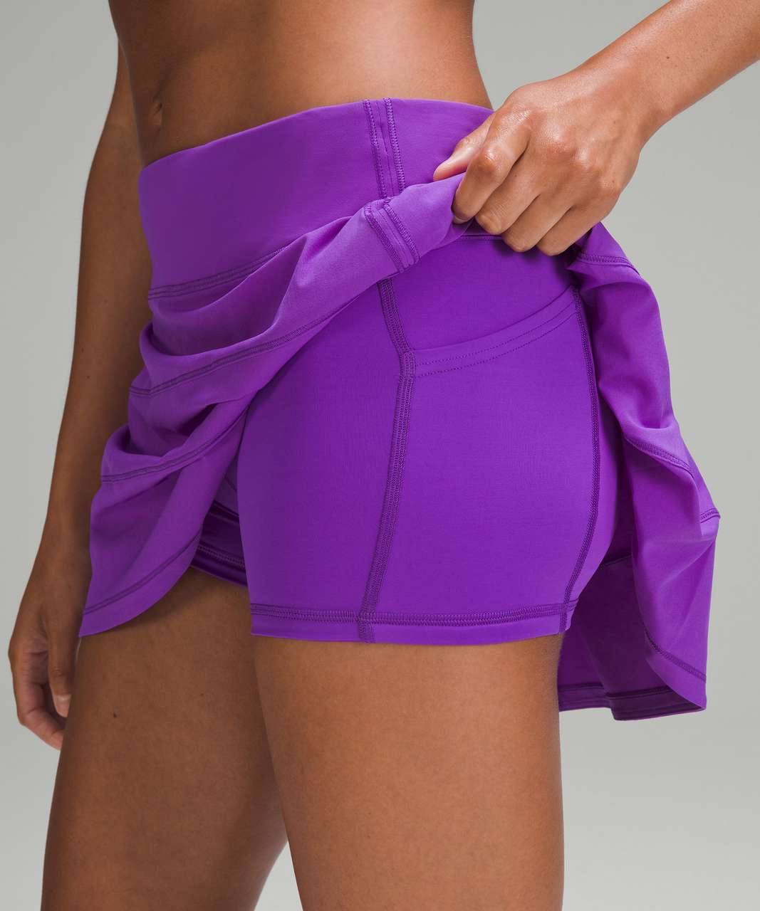 Wisteria purple align tank with white pace rival mid-rise skirt is a  perfect spring look : r/lululemon