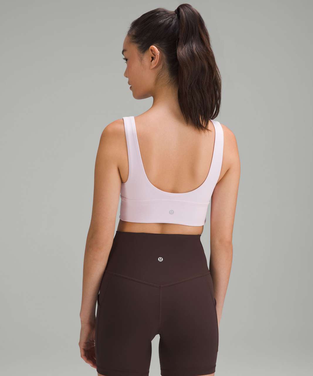 Lululemon Align Asymmetrical Bra *Light Support, C/D Cup - Meadowsweet Pink  - lulu fanatics