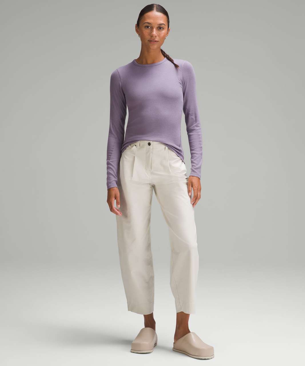 Lululemon Hold Tight Long-Sleeve Shirt - Purple Ash