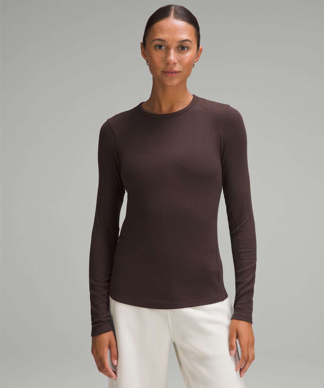 Lululemon Hold Tight Long-Sleeve Shirt - Espresso