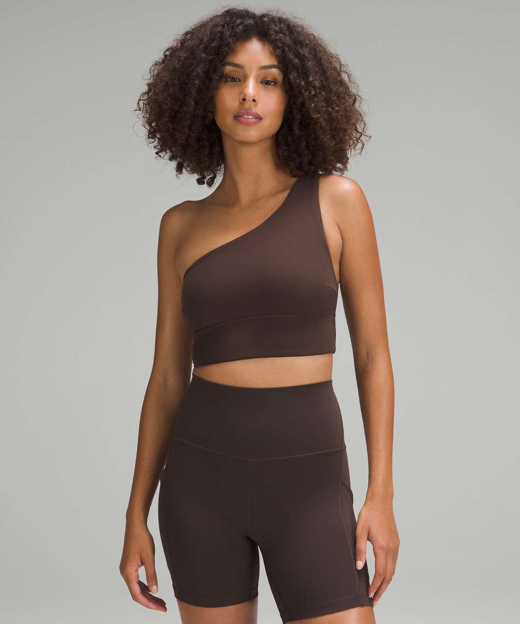 Lululemon Align Asymmetrical Bra *Light Support, C/D Cup - Espresso