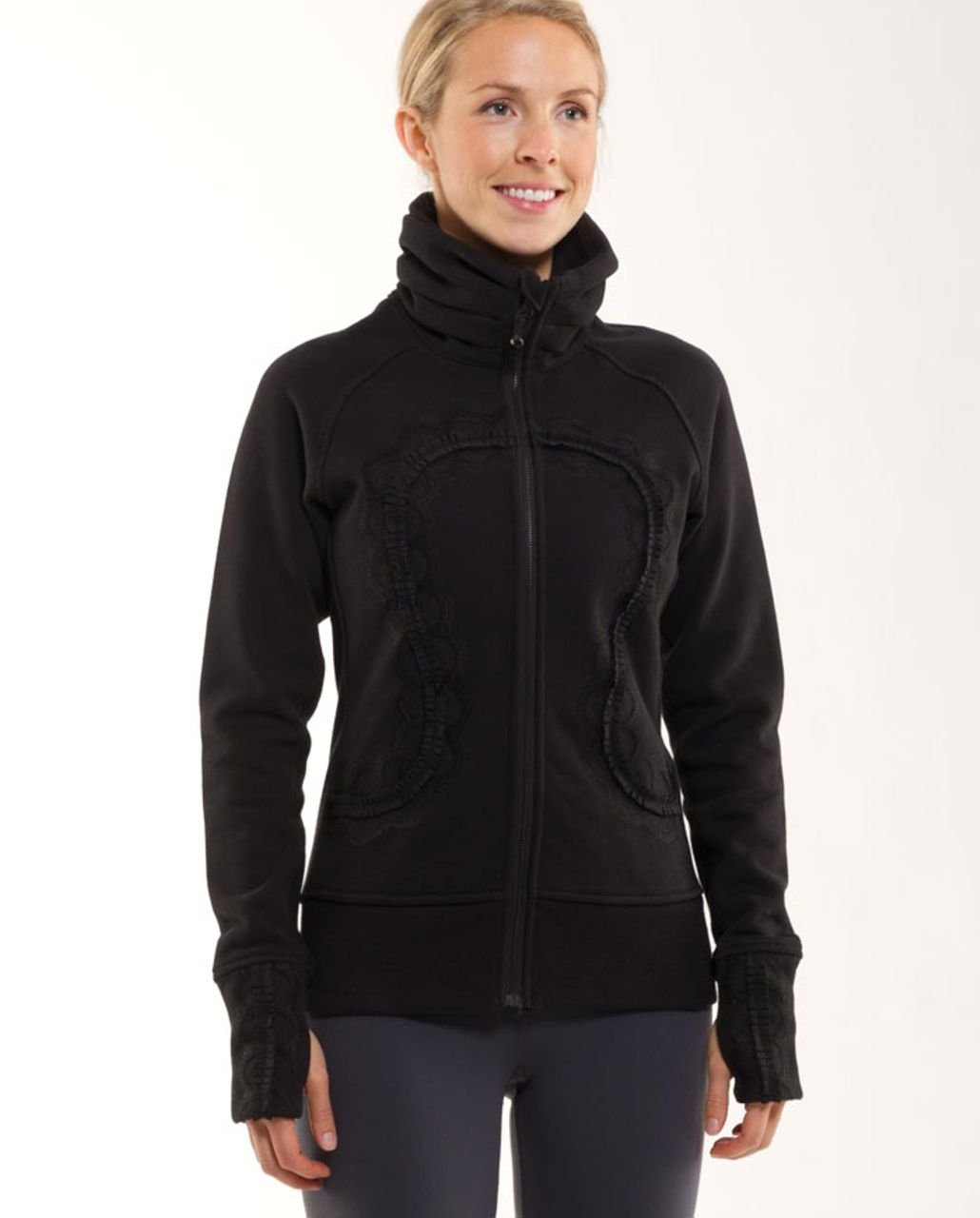 Lululemon Cuddle Up Jacket *Ruffle - Black