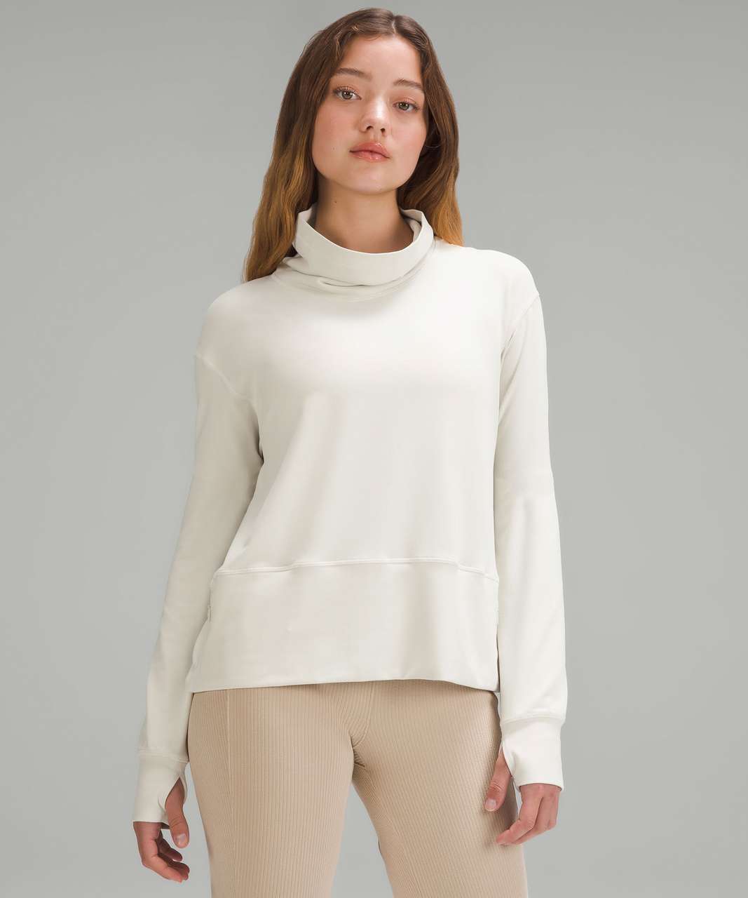 Lululemon Ready to Rulu Pullover - Bone