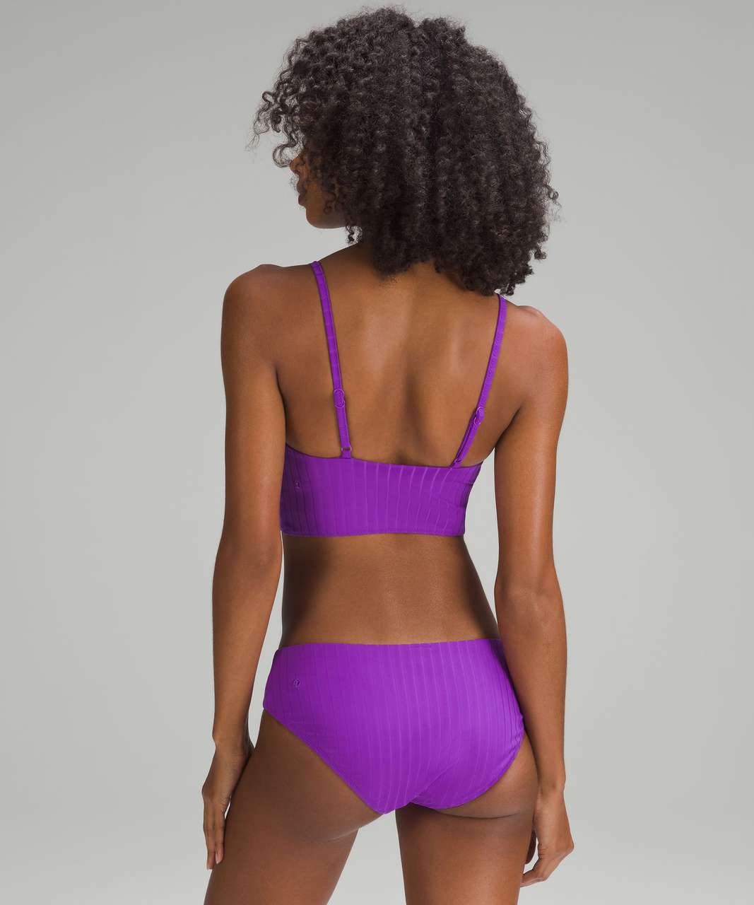 Lululemon athletica Ribbed High-Neck Longline Swim Top *B/C Cup