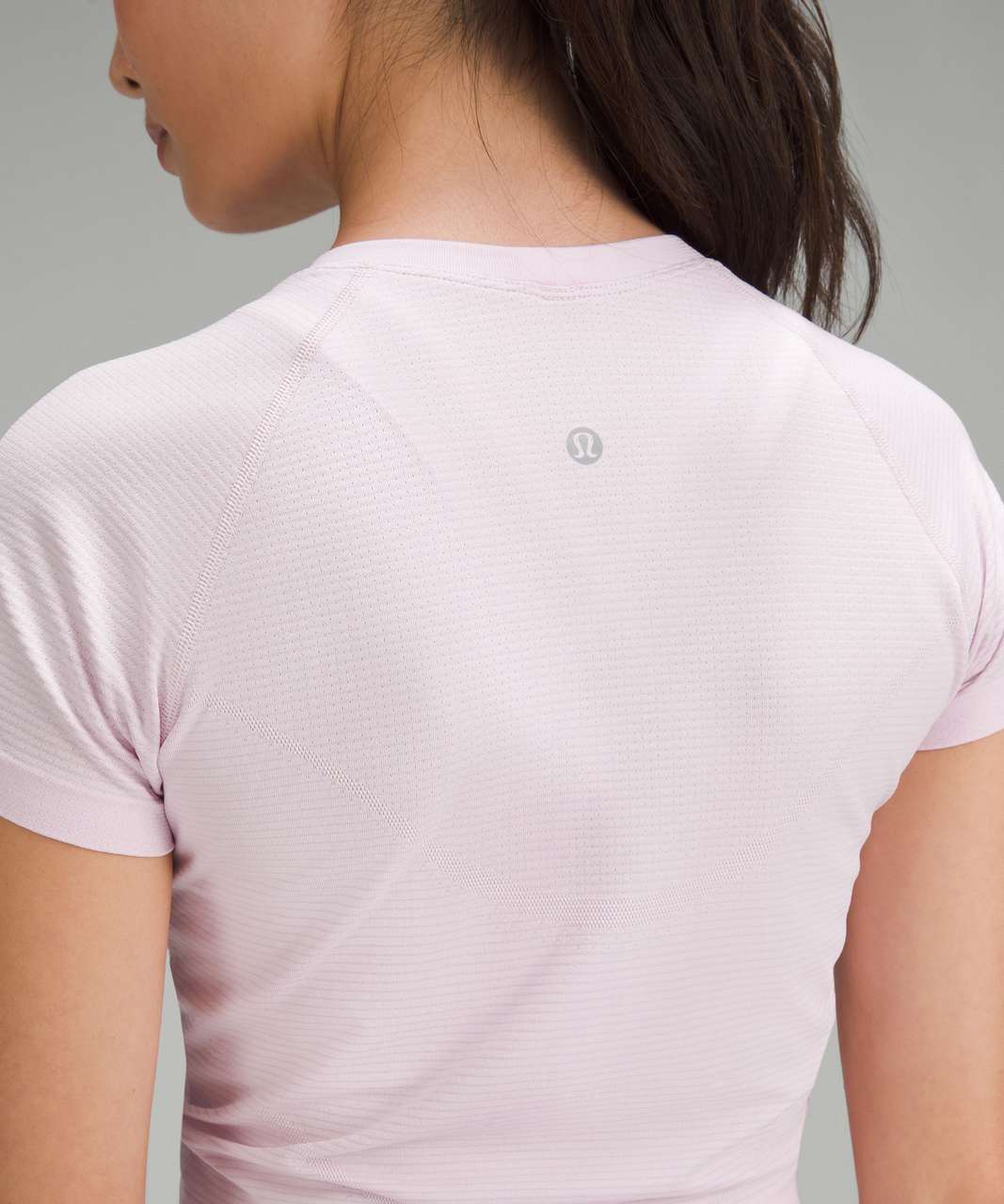 Lululemon Swiftly Tech Cropped Short-Sleeve Shirt 2.0 - Meadowsweet Pink / Meadowsweet Pink