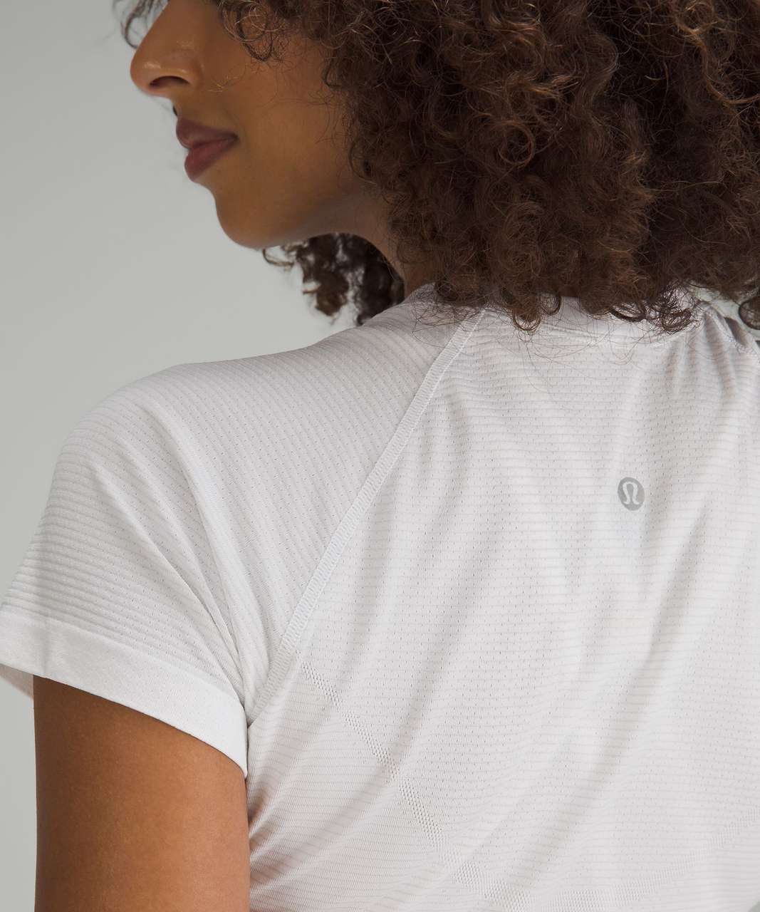 Lululemon Swiftly Tech Cropped Short-Sleeve Shirt 2.0 - White / White
