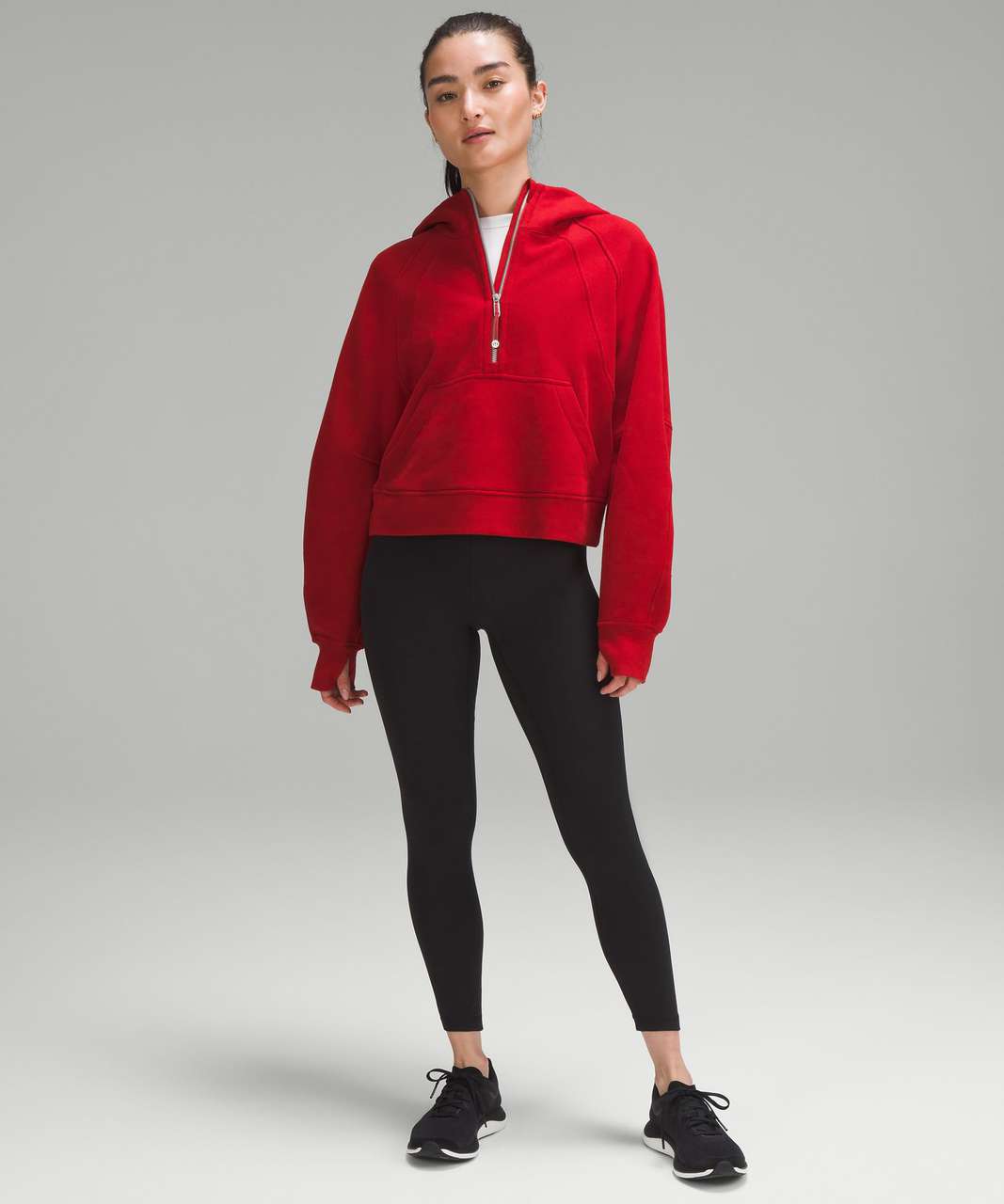 Lululemon Scuba Hoodie Red Full-Zip Pink Size 8 - $55 (53% Off Retail) -  From Olivia