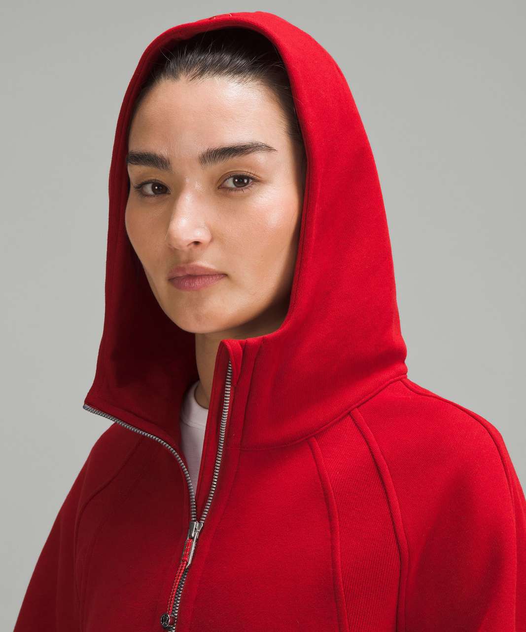 Lululemon Scuba Oversized Half-Zip Hoodie - College Crimson