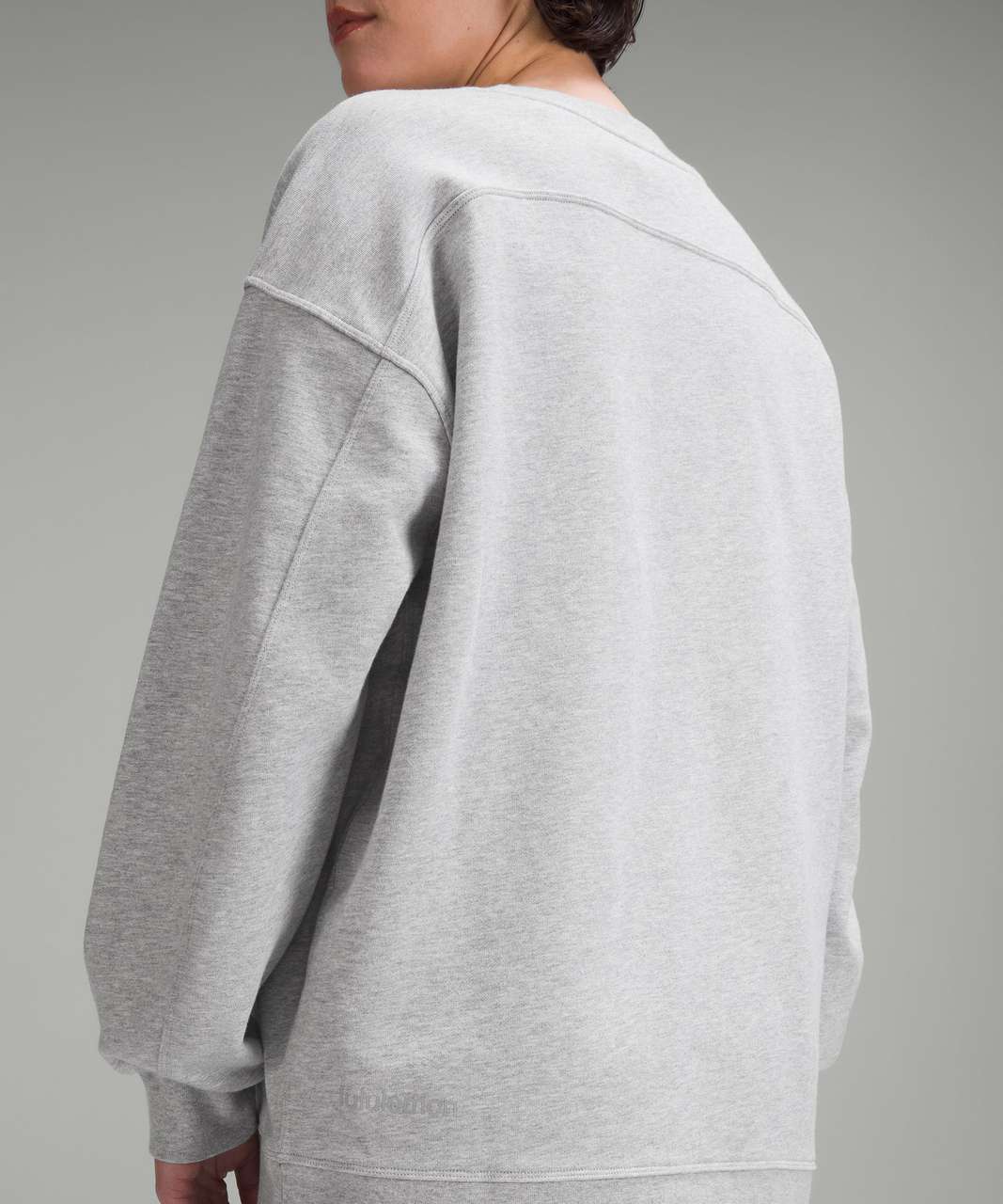 Lululemon Perfectly Oversized Crew - Heathered Core Ultra Light Grey