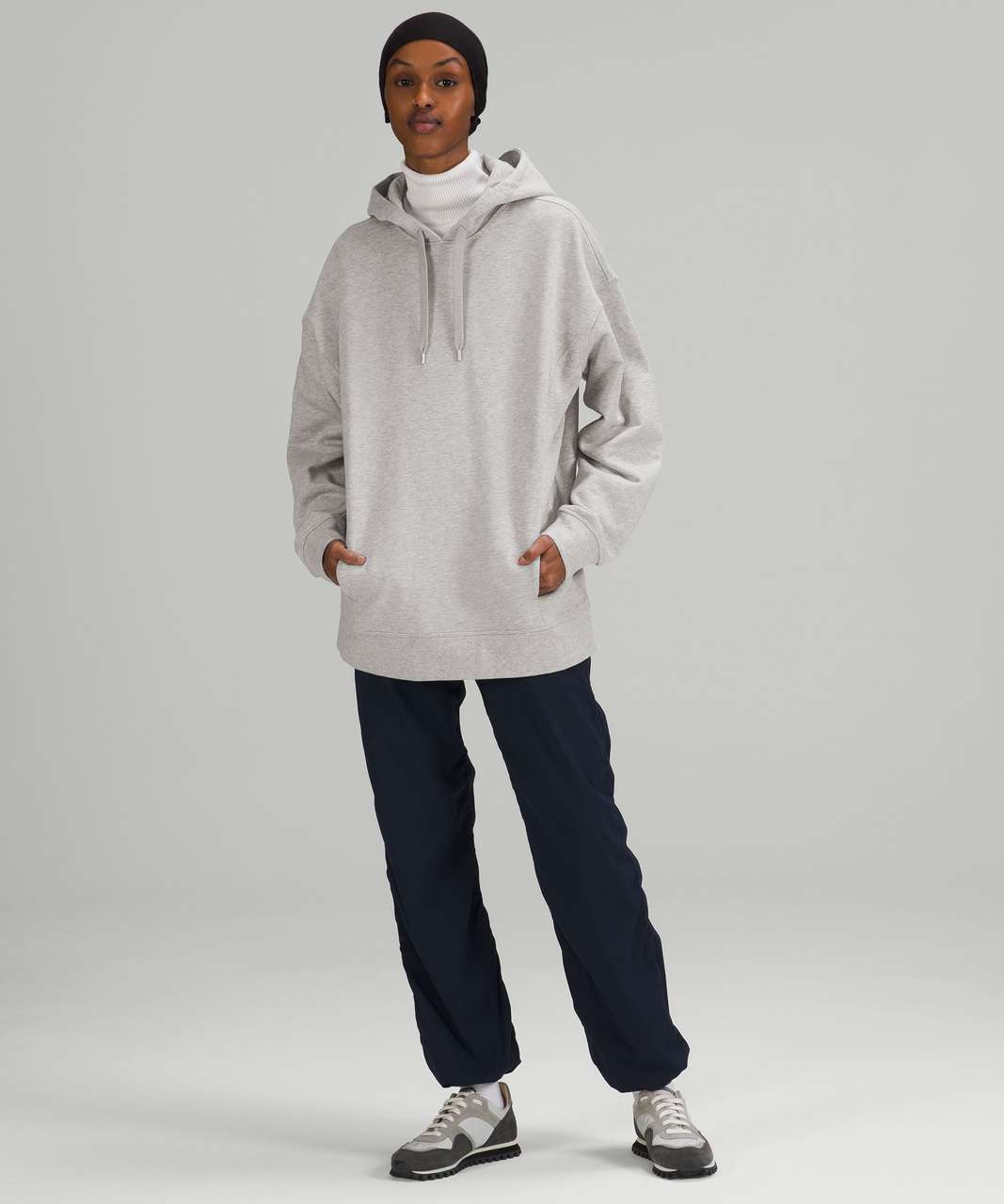 Lululemon Perfectly Oversized Hoodie - Heathered Core Light Grey