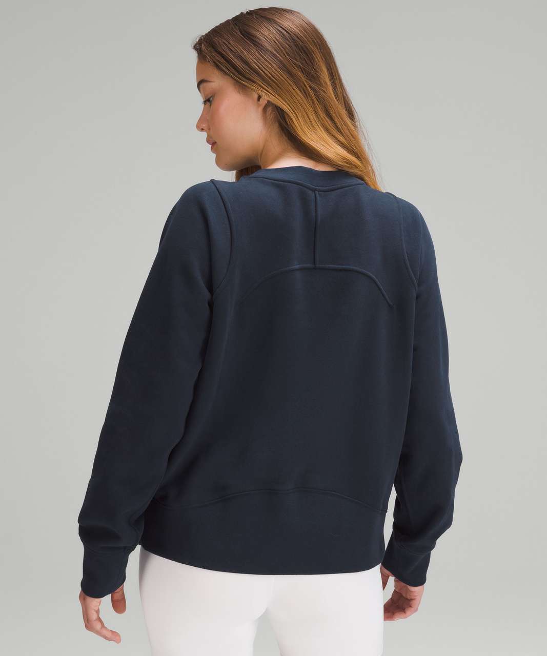 Lululemon Loungeful Crewneck Pullover - Mineral Blue - lulu fanatics