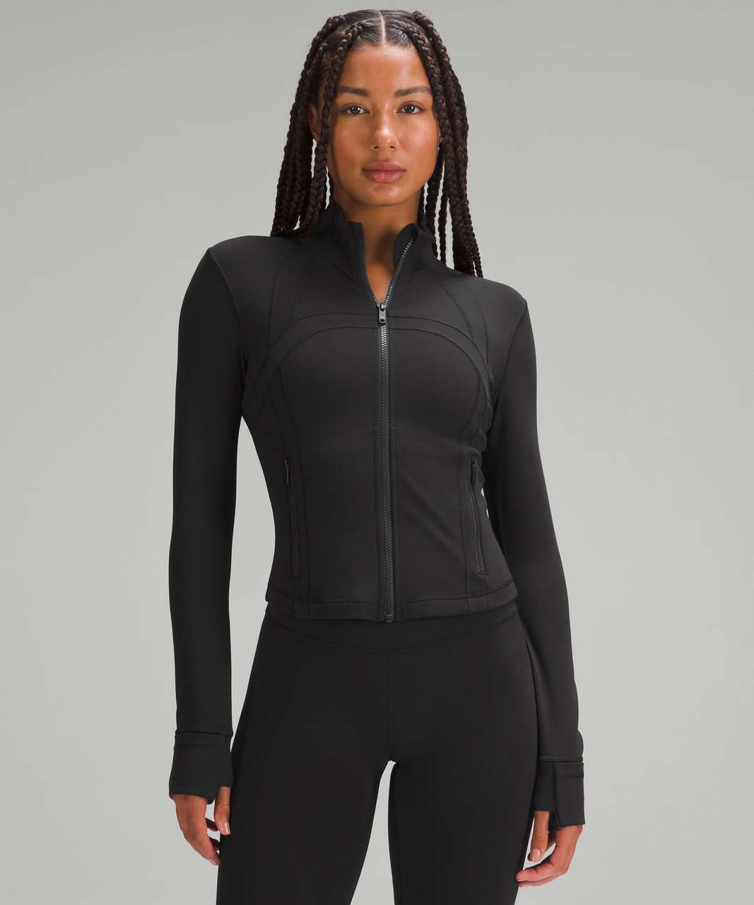 Lululemon Define Cropped Jacket *Nulu - Black - lulu fanatics