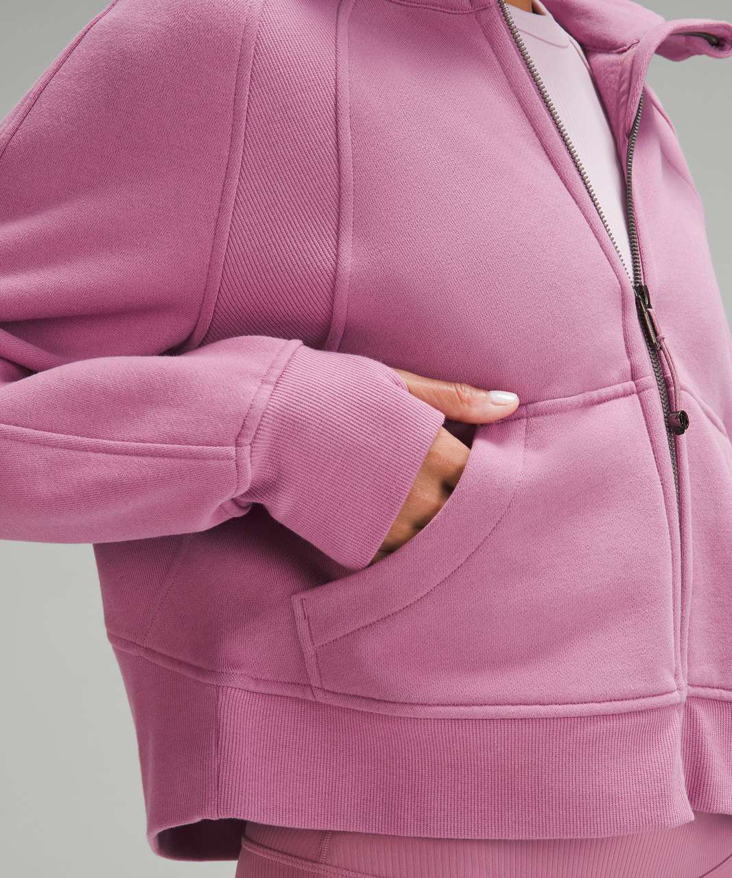 lululemon Scuba Oversized Half-Zip Hoodie in Velvet Dust Size XS/S Brand  New NWT