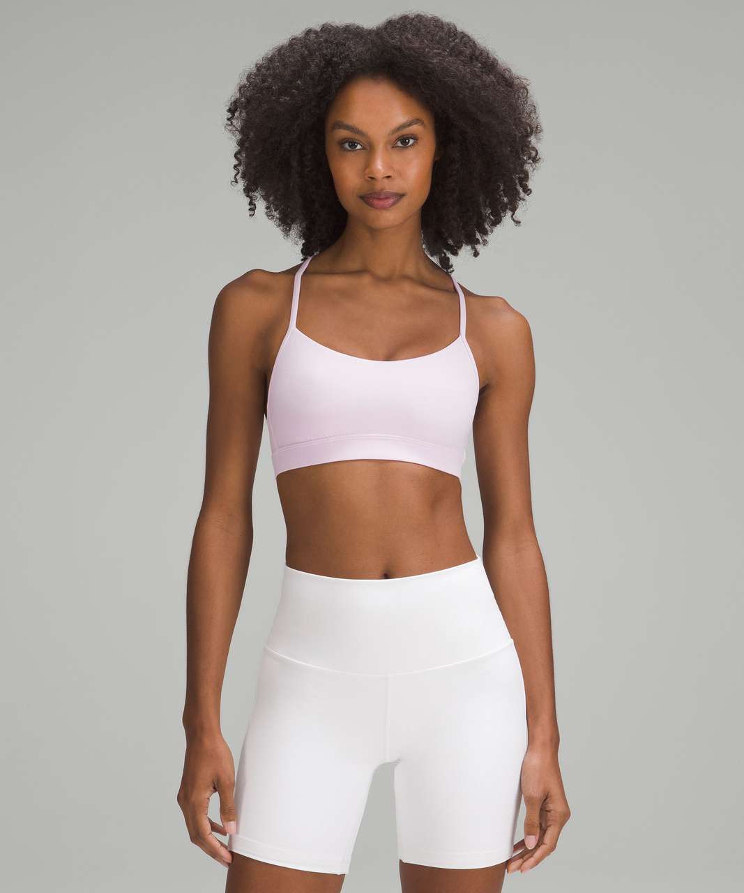 Lululemon Flow Y Bra Nulu *Light Support, A-C Cups - Meadowsweet Pink -  lulu fanatics