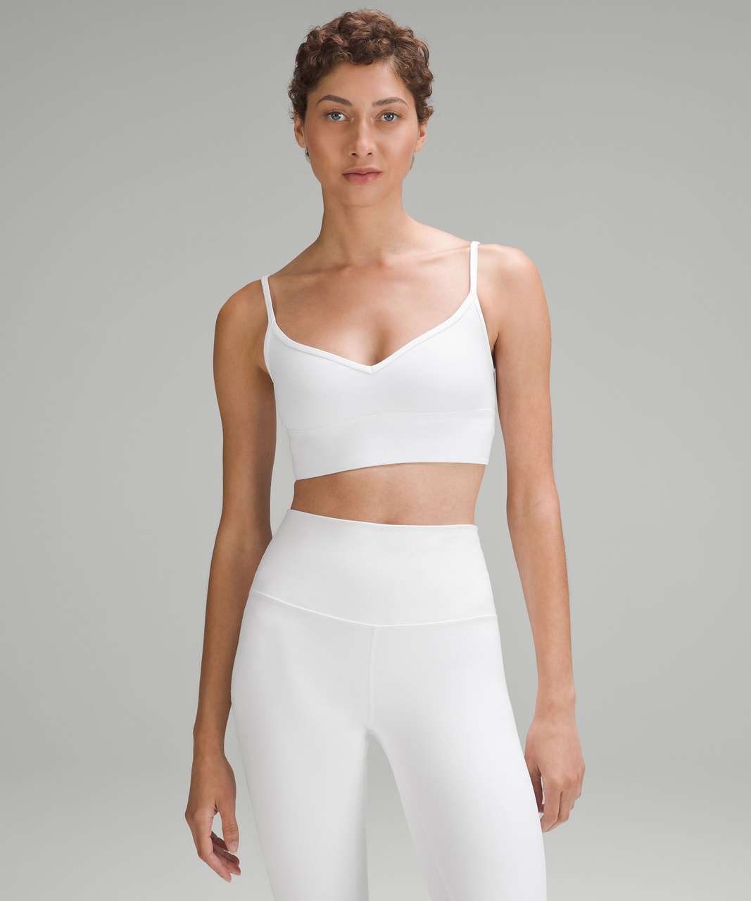 Lululemon Align Sweetheart Bra *Light Support, A/B Cup - White - lulu  fanatics