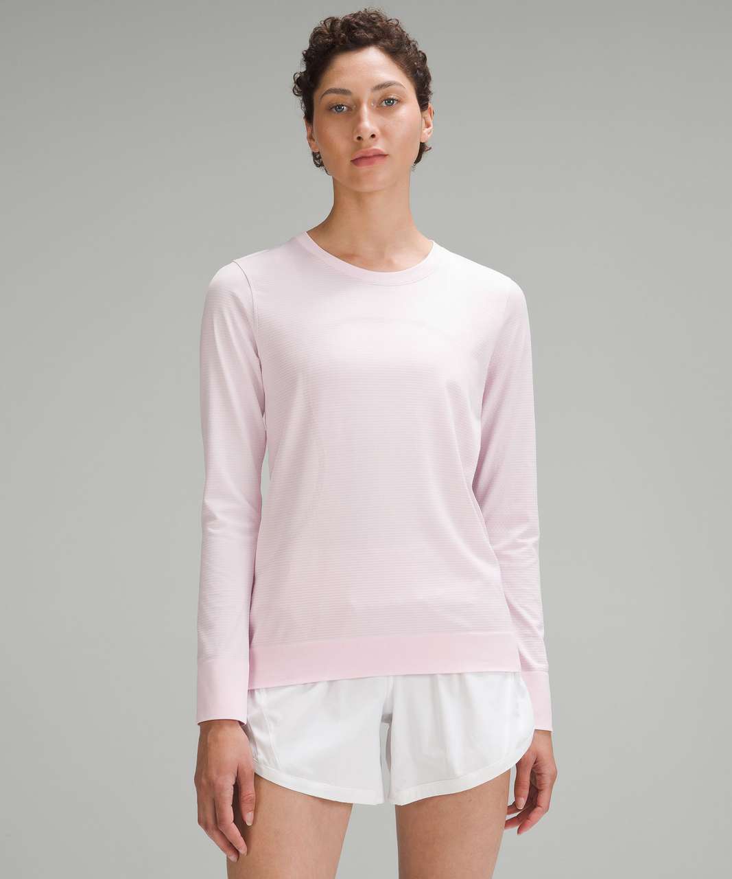 Lululemon Swiftly Relaxed Long-Sleeve Shirt - Meadowsweet Pink / Meadowsweet Pink