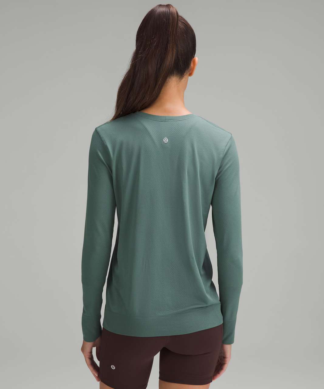 Lululemon Swiftly Relaxed Long-Sleeve Shirt - Medium Forest / Medium Forest  - lulu fanatics