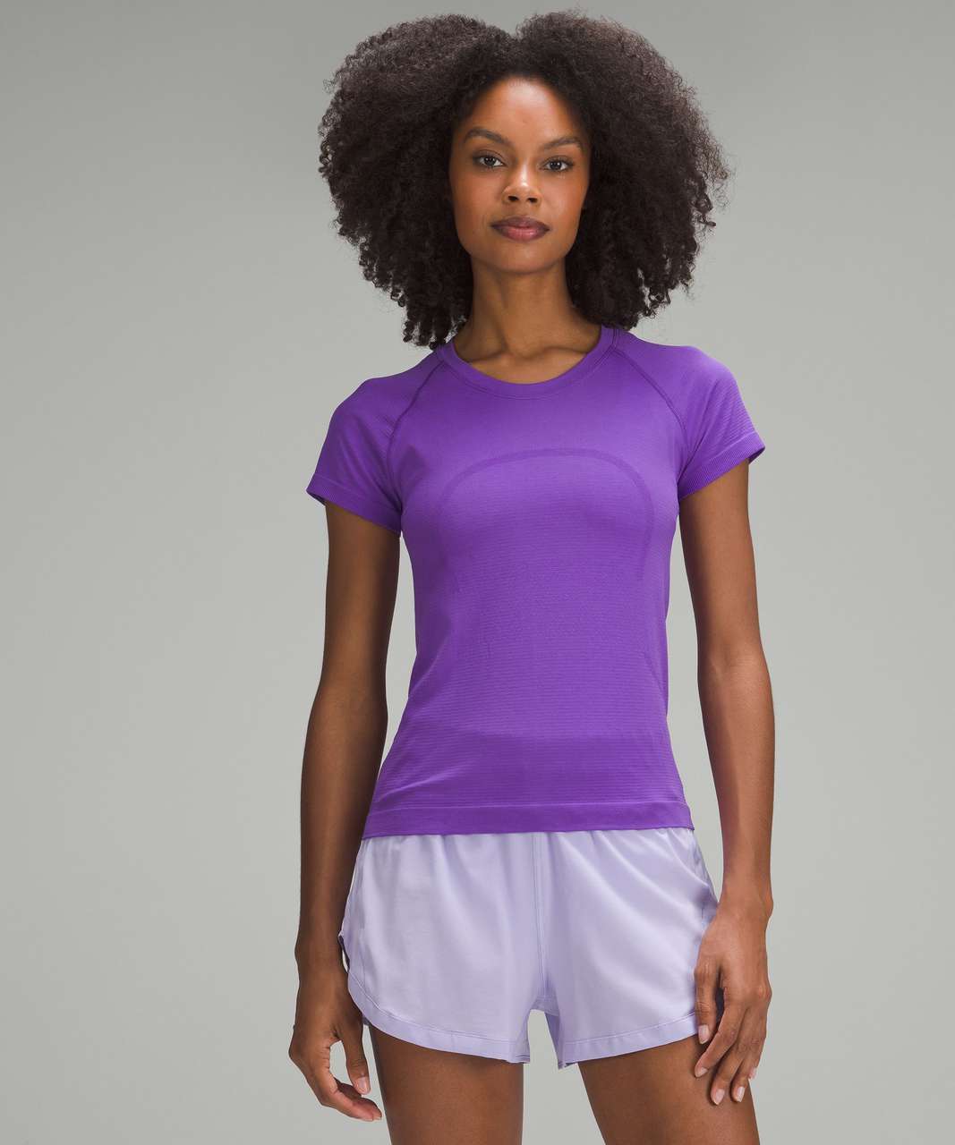 Lululemon Lightweight Stretch Running Short Sleeve Shirt - Magenta Purple -  lulu fanatics