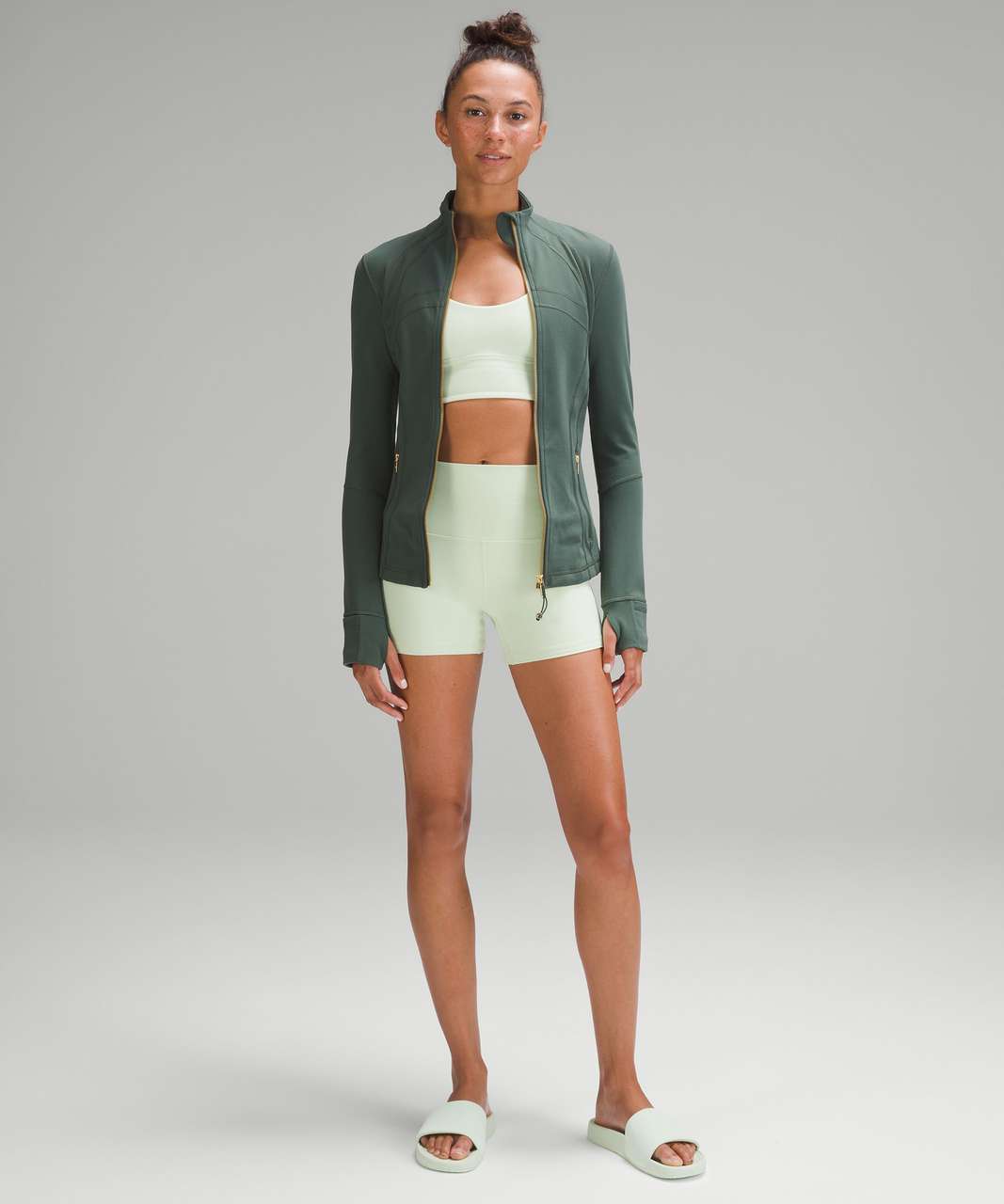 Lululemon Define Jacket - Willow Green - lulu fanatics