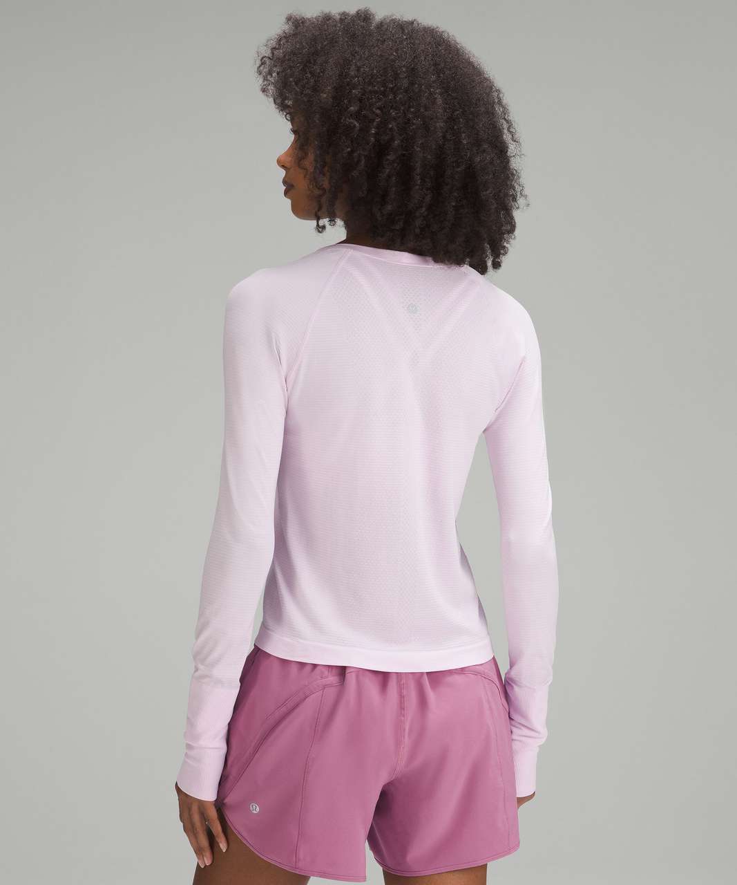 Lululemon Swiftly Tech Long-Sleeve Shirt 2.0 *Race Length - Meadowsweet Pink / Meadowsweet Pink