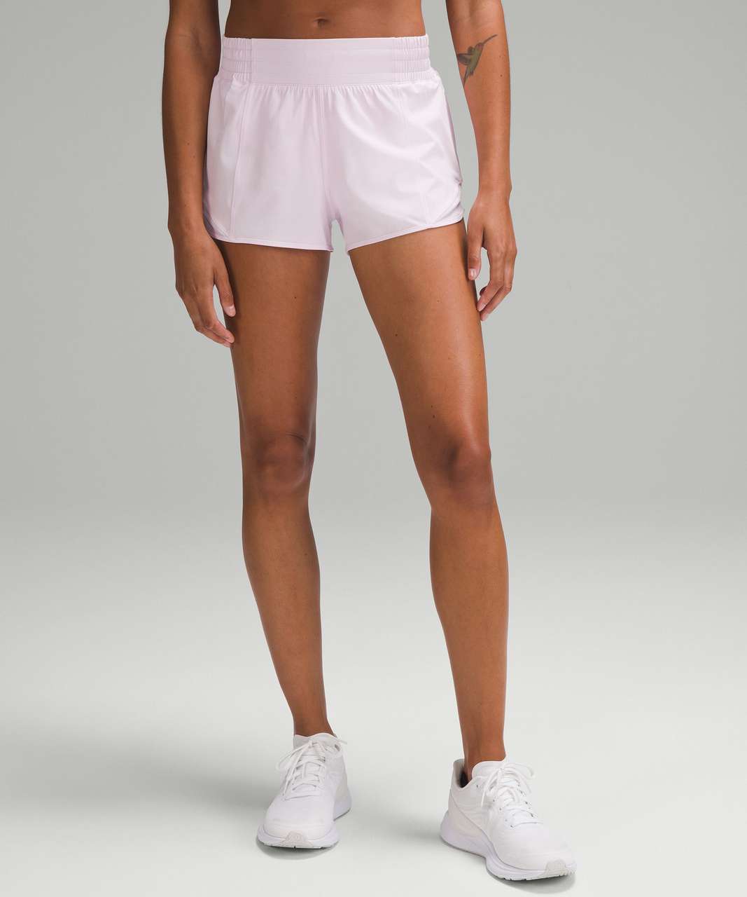 Lululemon Hotty Hot High-Rise Lined Short 2.5" - Meadowsweet Pink