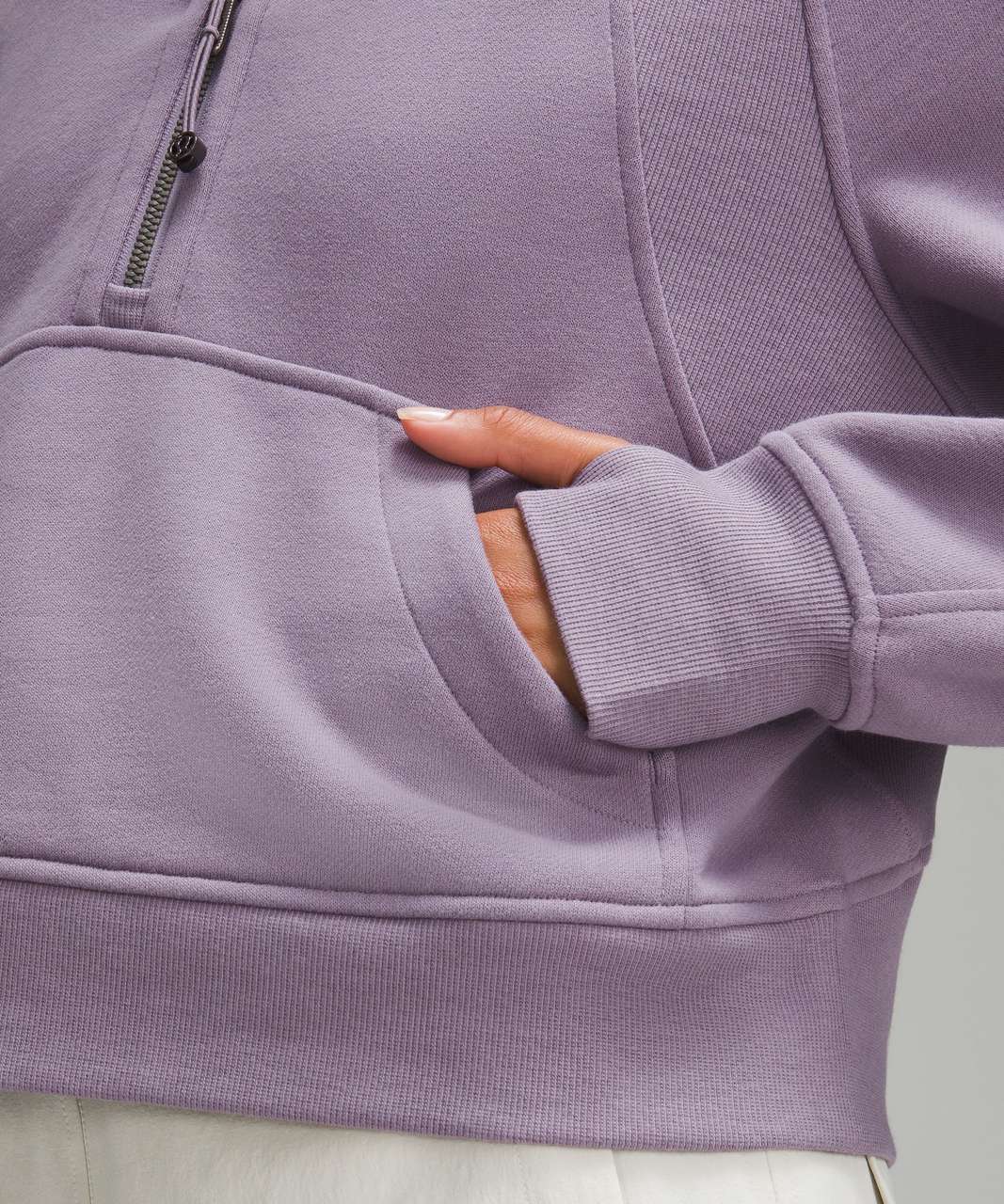 Lululemon Scuba Oversized Half-Zip Hoodie - Purple Ash - lulu fanatics