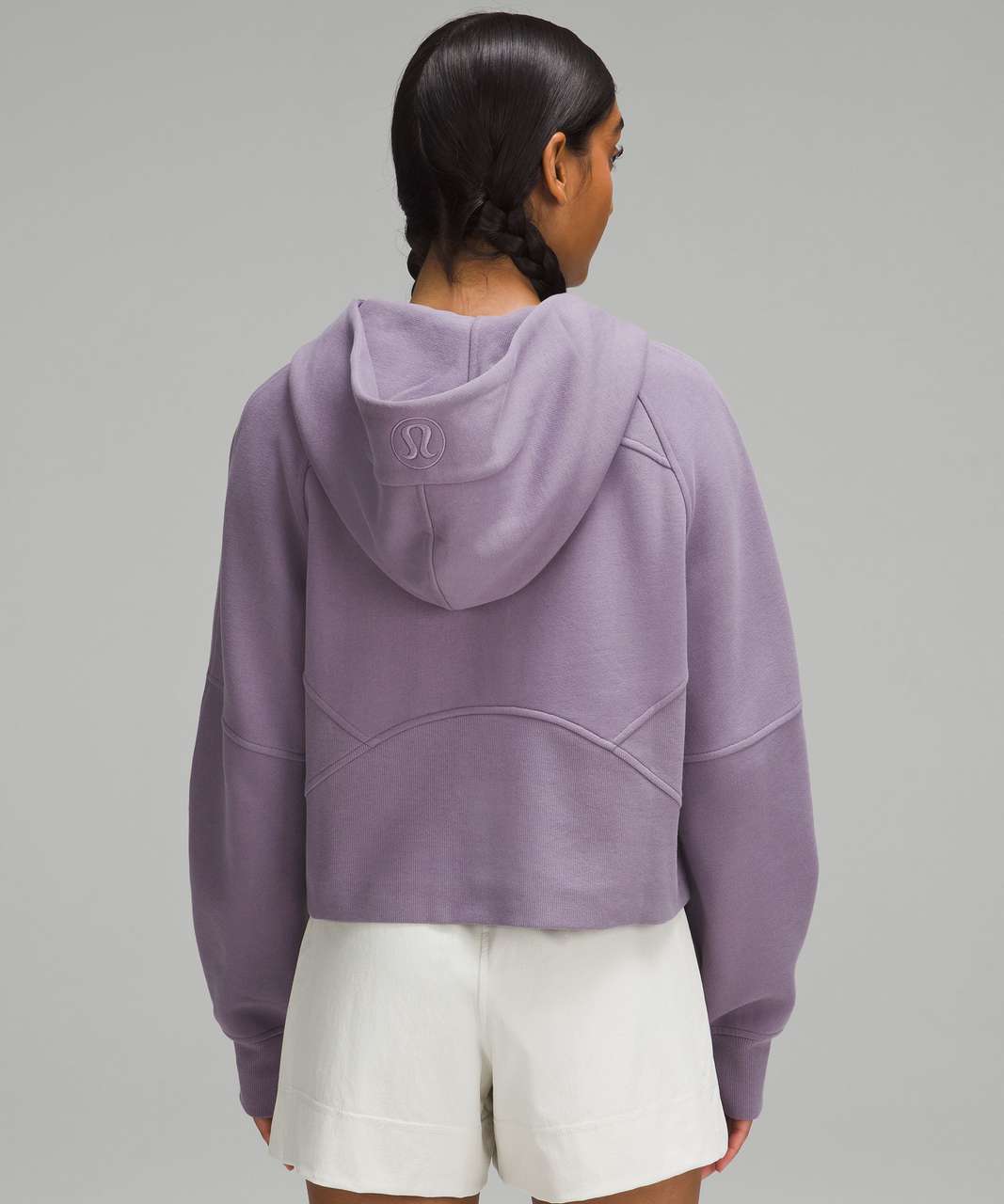 Lululemon Scuba Oversized Half-Zip Hoodie - Purple Ash - lulu fanatics