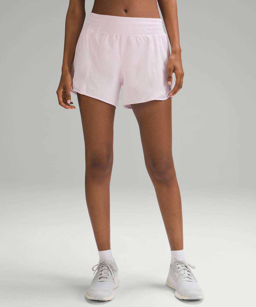 Lululemon Hotty Hot High-Rise Lined Short 4" - Meadowsweet Pink