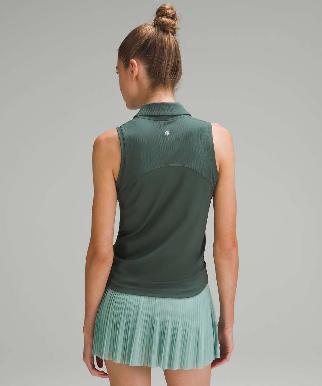 Lululemon Quick-Dry Sleeveless Polo Shirt - Dark Forest