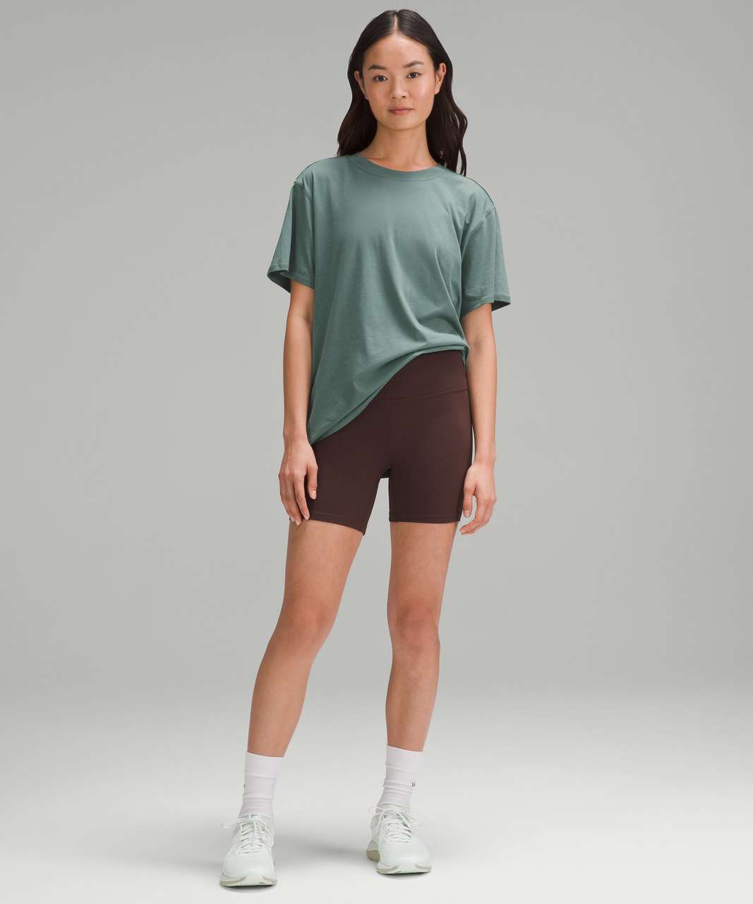 Lululemon All Yours Cotton T-Shirt - Medium Forest - lulu fanatics