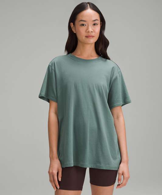 Lululemon Heavyweight Cotton Cropped Tank Top - Kohlrabi Green - lulu  fanatics