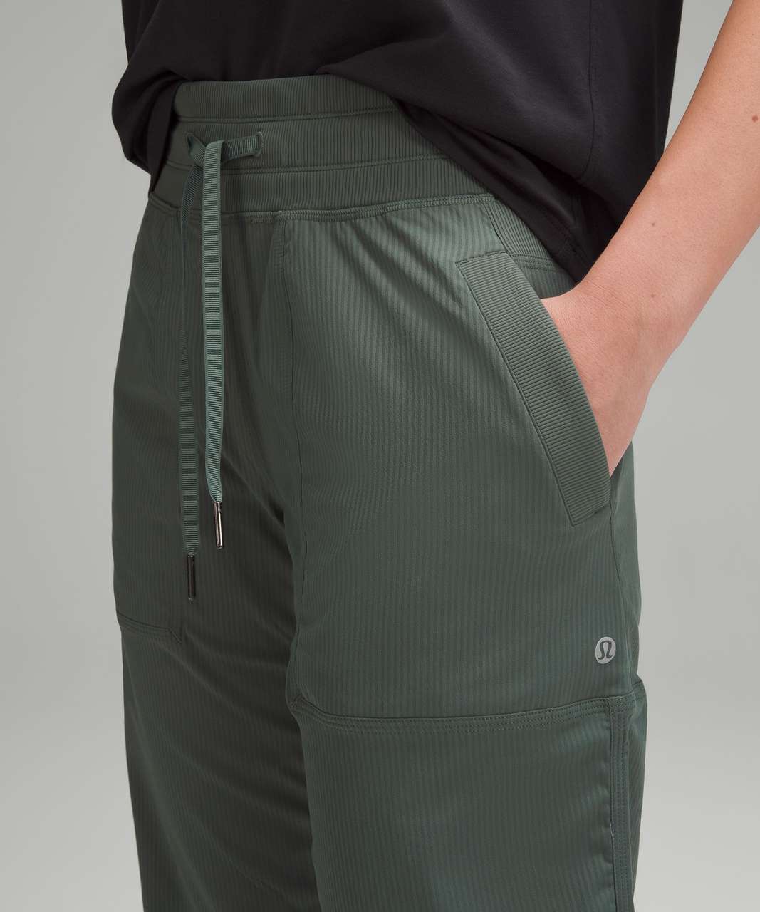 Lululemon Dance Studio Mid-rise Full Length Pants In Dark Olive