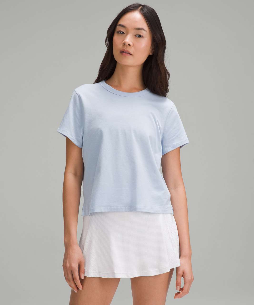 Lululemon Classic-Fit Cotton-Blend T-Shirt - Blue Linen