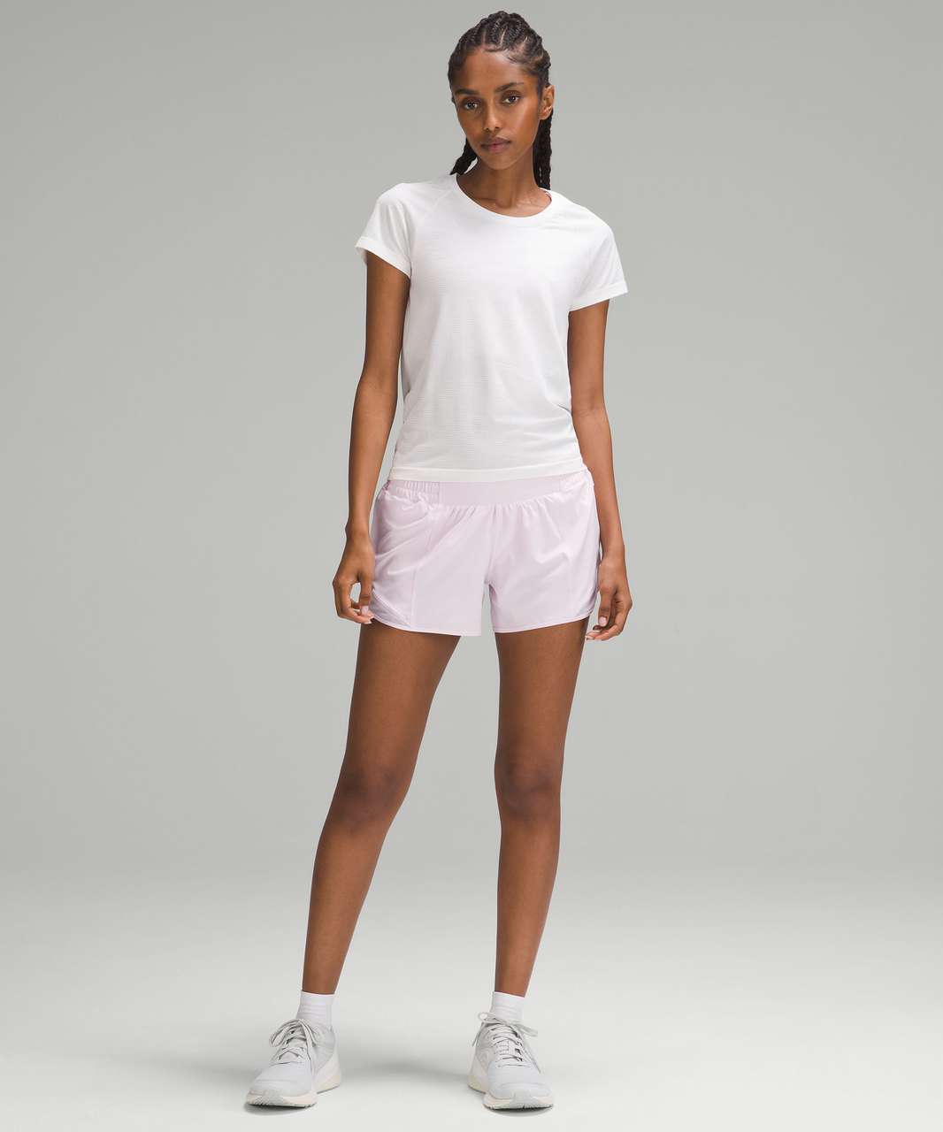 Lululemon Speed Up High-Rise Lined Short 4 - Meadowsweet Pink - lulu  fanatics