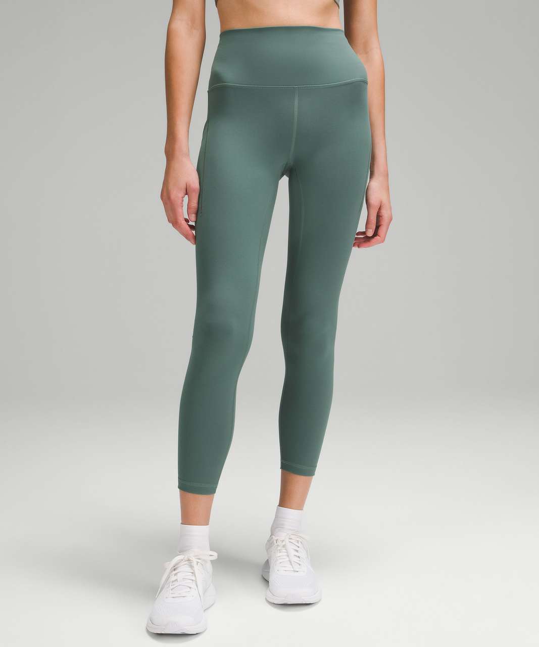 Lululemon Wunder Train High-Rise Tight with Pockets 25 - Medium Forest - lulu  fanatics