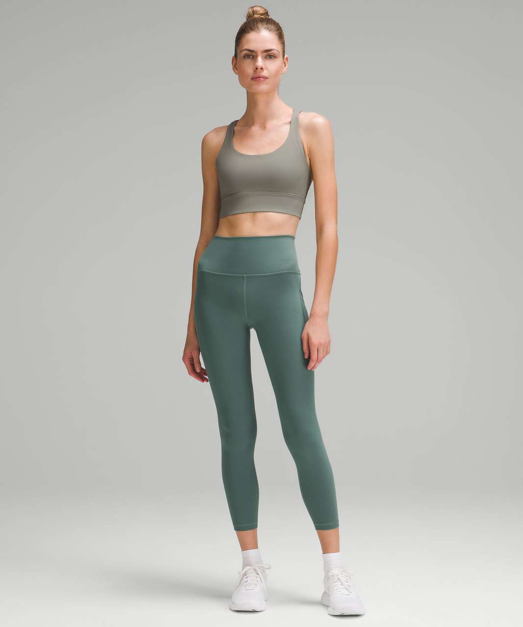 Lululemon Wunder Train High-Rise Tight with Pockets 25" - Medium Forest