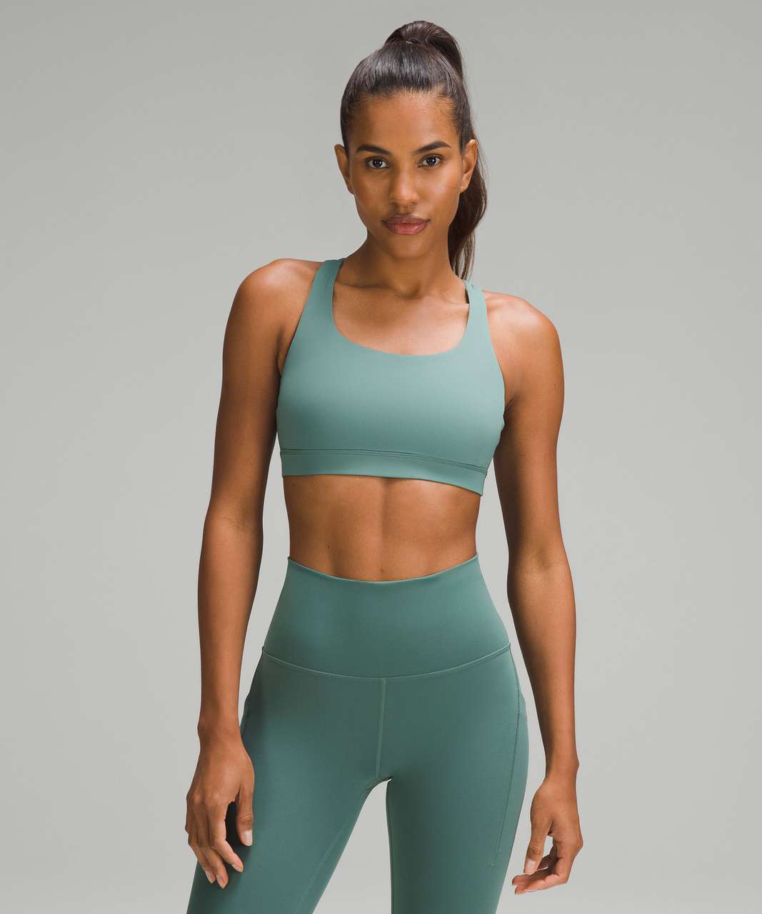 Lululemon Energy Bra *Medium Support, B–D Cups - Medium Forest