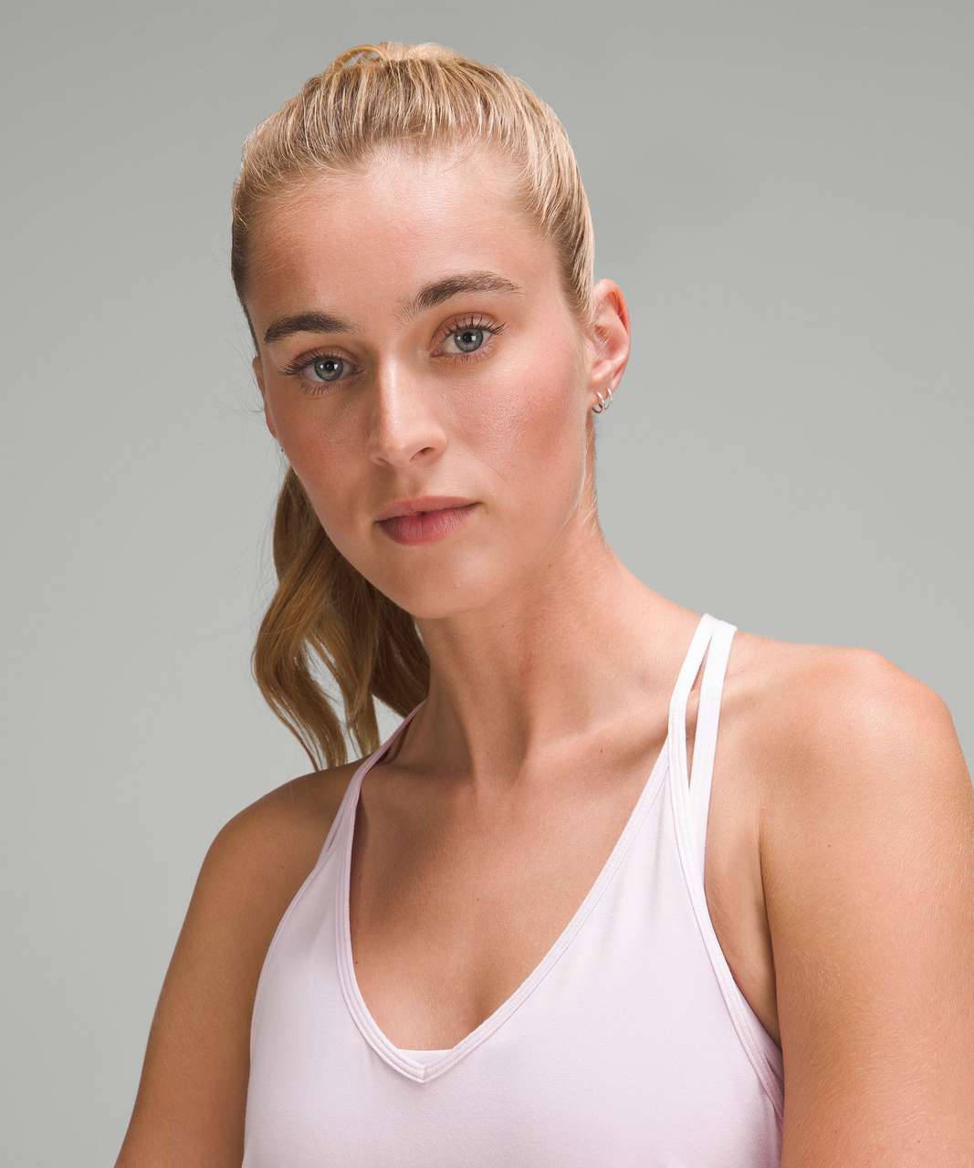 JOYSPELS Women's Pink Athletic Fit Silk Tank Top - Sleeveless Yoga
