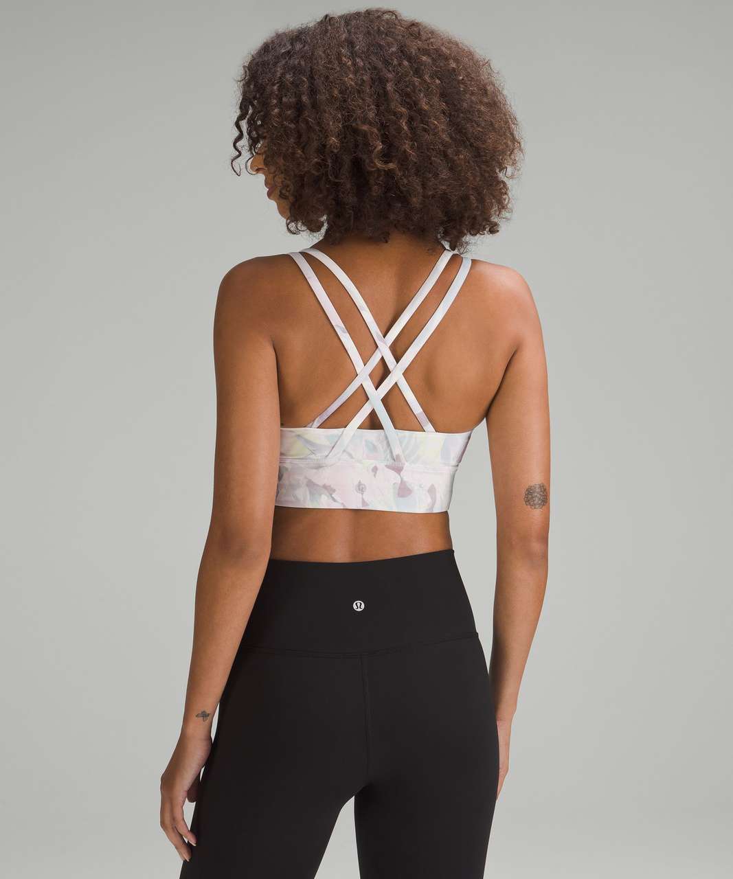 Lululemon Energy Longline Bra *Medium Support, B–D Cups - Auric Gold - lulu  fanatics