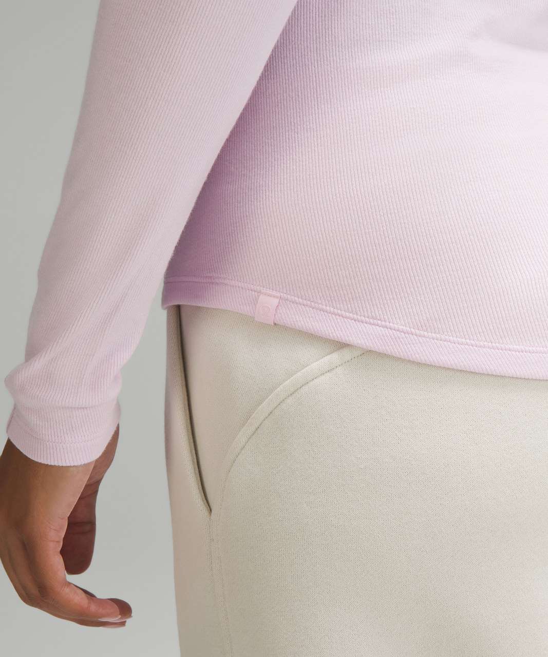 Lululemon Hold Tight Long-Sleeve Shirt - Meadowsweet Pink