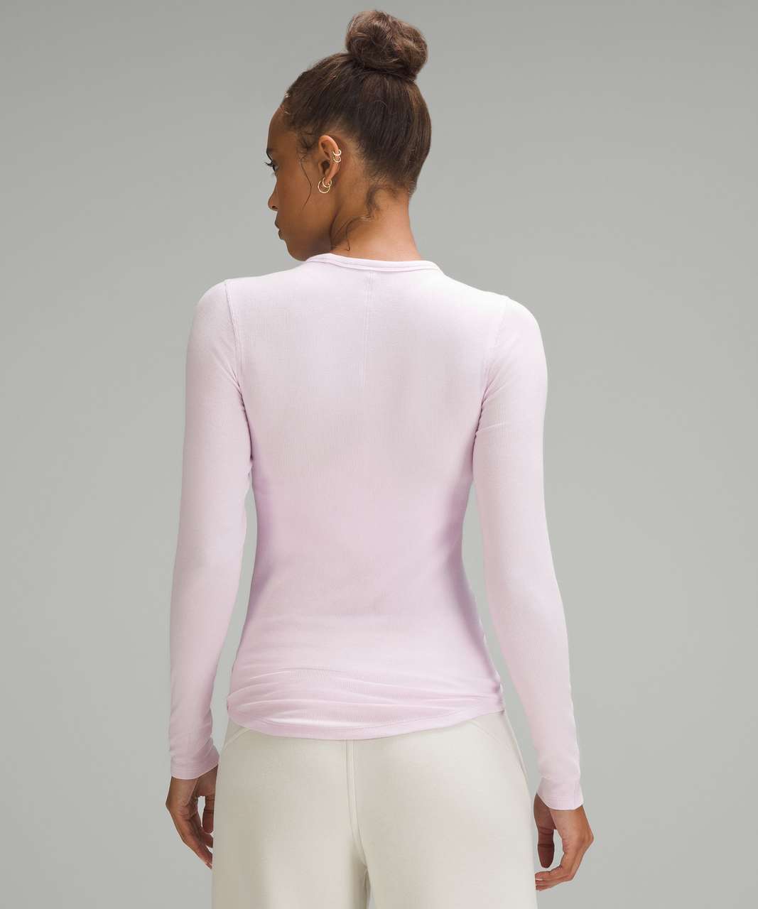 Lululemon La Tight-to-body Ruched Long Sleeve Shirt - Pink