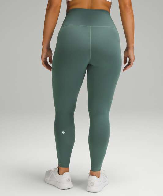 lululemon athletica, Pants & Jumpsuits, Lululemon Wunder Train Contour  Fit High Rise Tight 28 Misty Glade Everlux