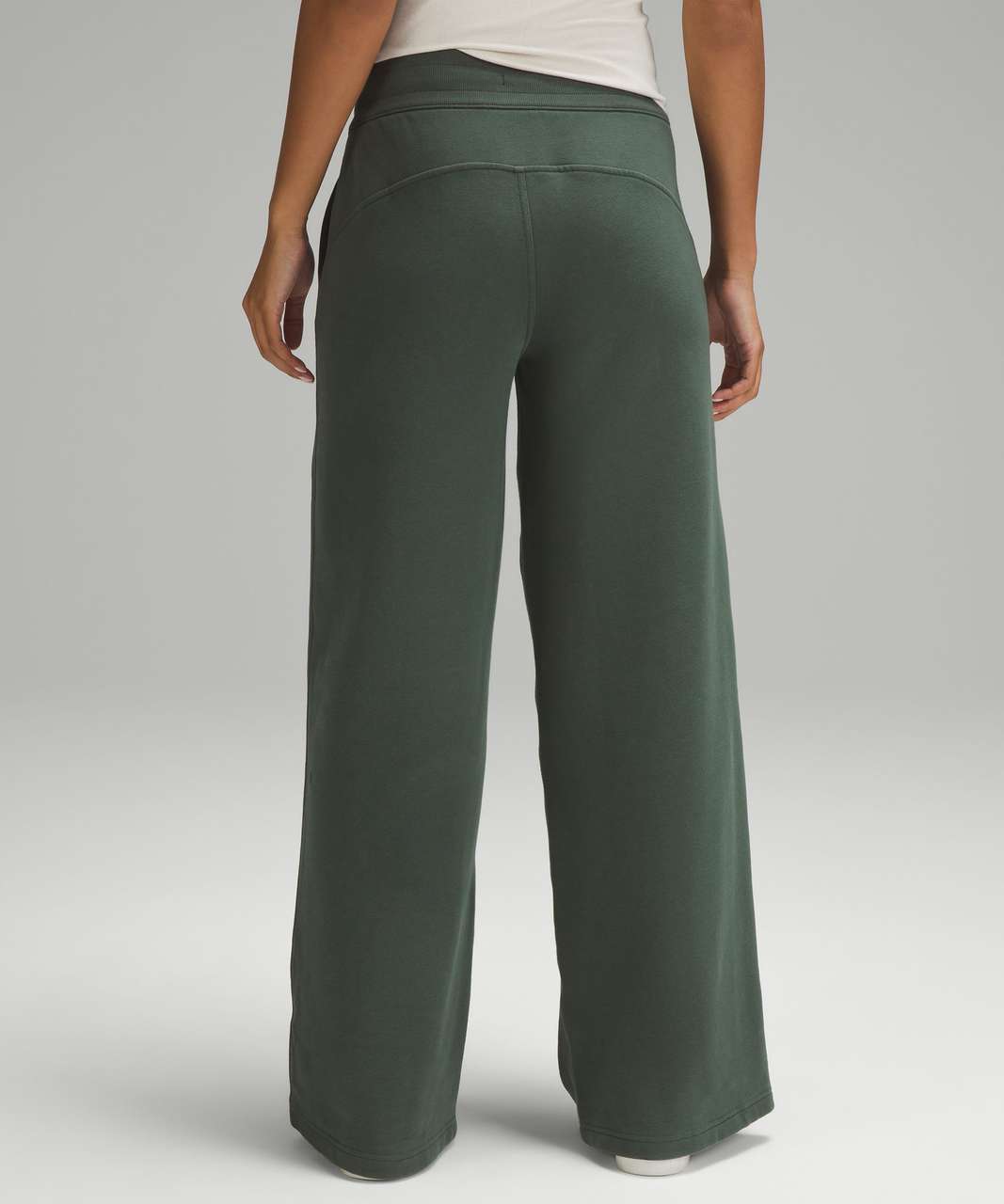 Lululemon Scuba Mid-Rise Wide-Leg Pant *Full Length - Dark Forest